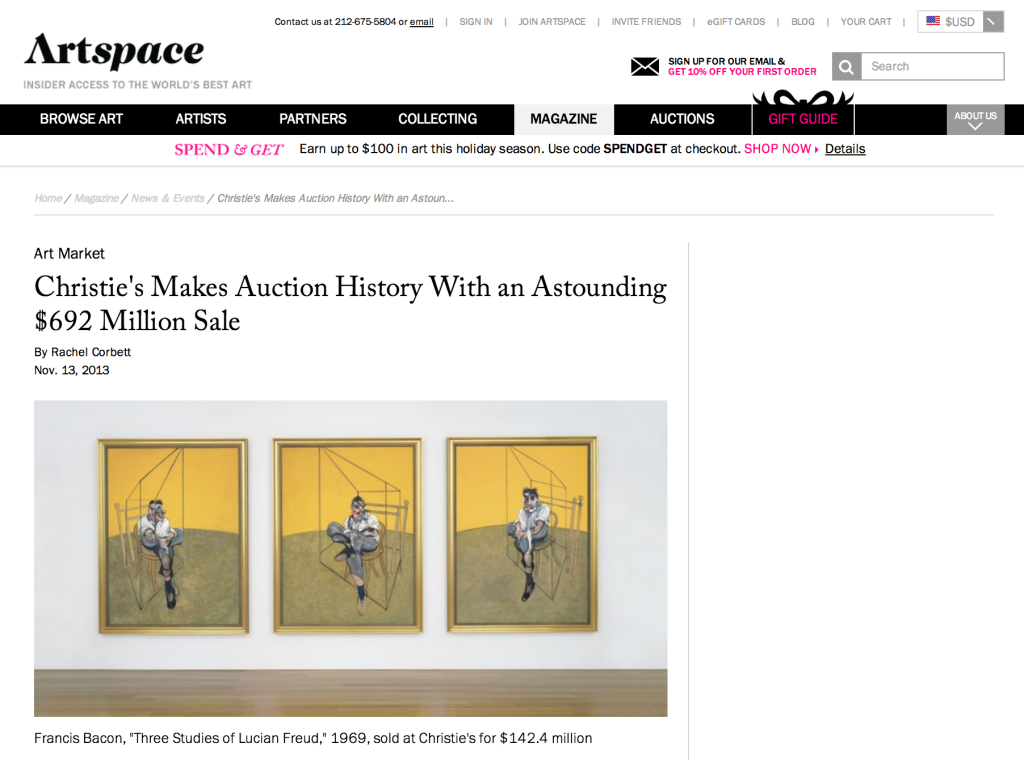 Christie's Makes Auction History